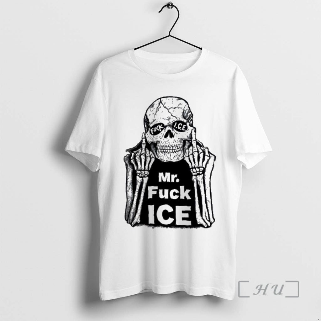 Officials Mr Fuck Ice Skeleton Skull Middle Fingers Political