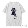 Officials New York 11 Panther Clawing Back Sports White Unisex , , , Long Sleeve Tee