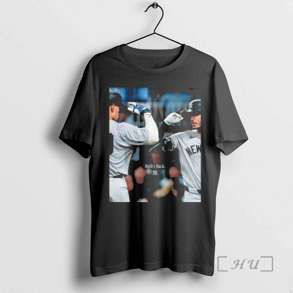 Officials New York Yankees Back To Back Judge To Belli Bellis Back Premium T Shirts