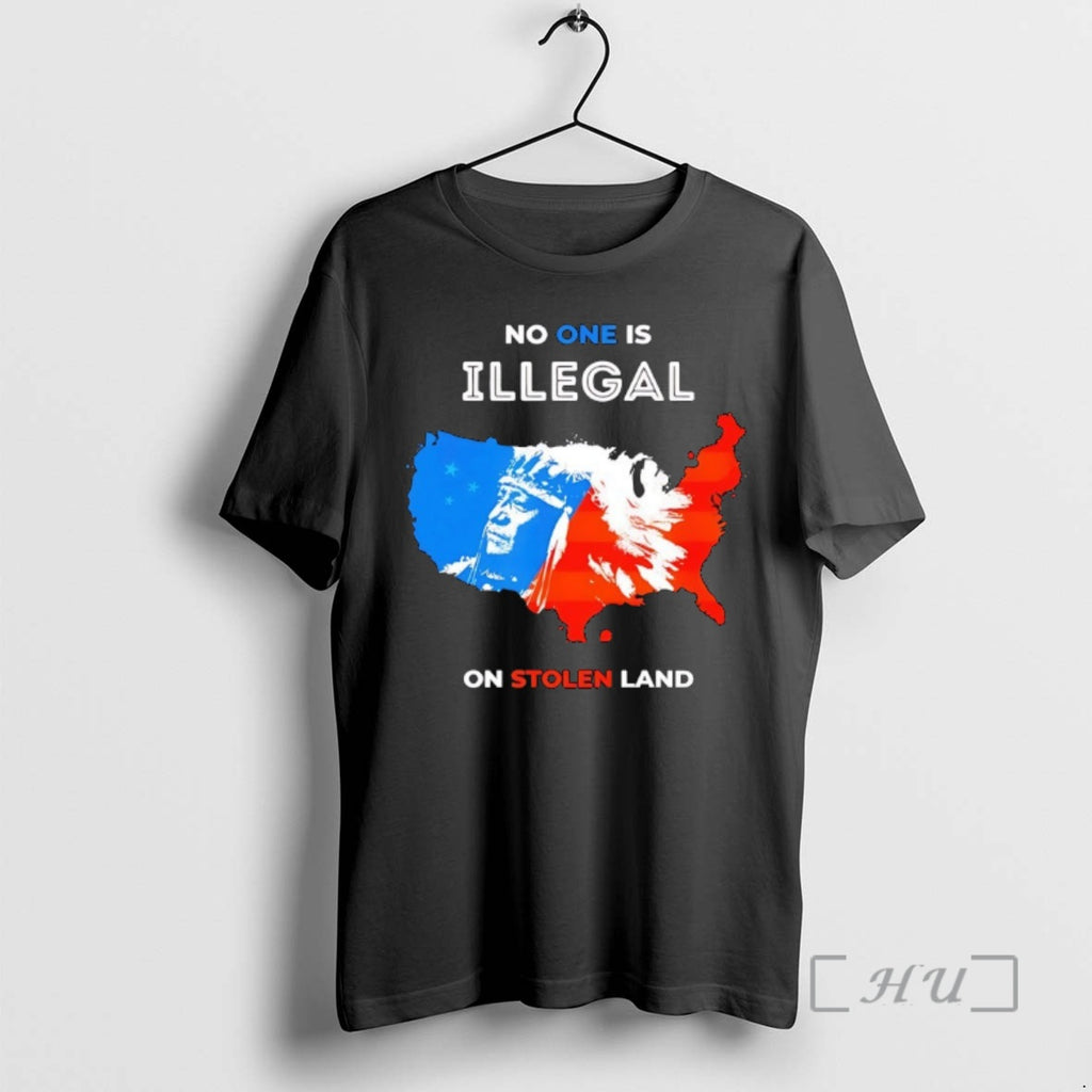 Officials No One Is Illegal On Stolen Land American Flag