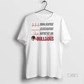 Officials Normal Heartbeat Deceased Heartbeat Heartbeat Watching Georgia Bulldogs Football 2025 Premium Tee Shirt Sweater