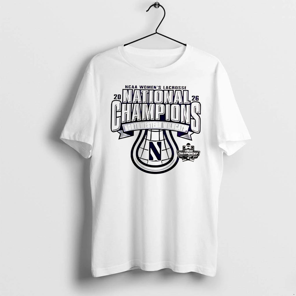 Officials Northwestern Wildcats Womens Lacrosse 2026 National Champions Tee Premium T Shirt