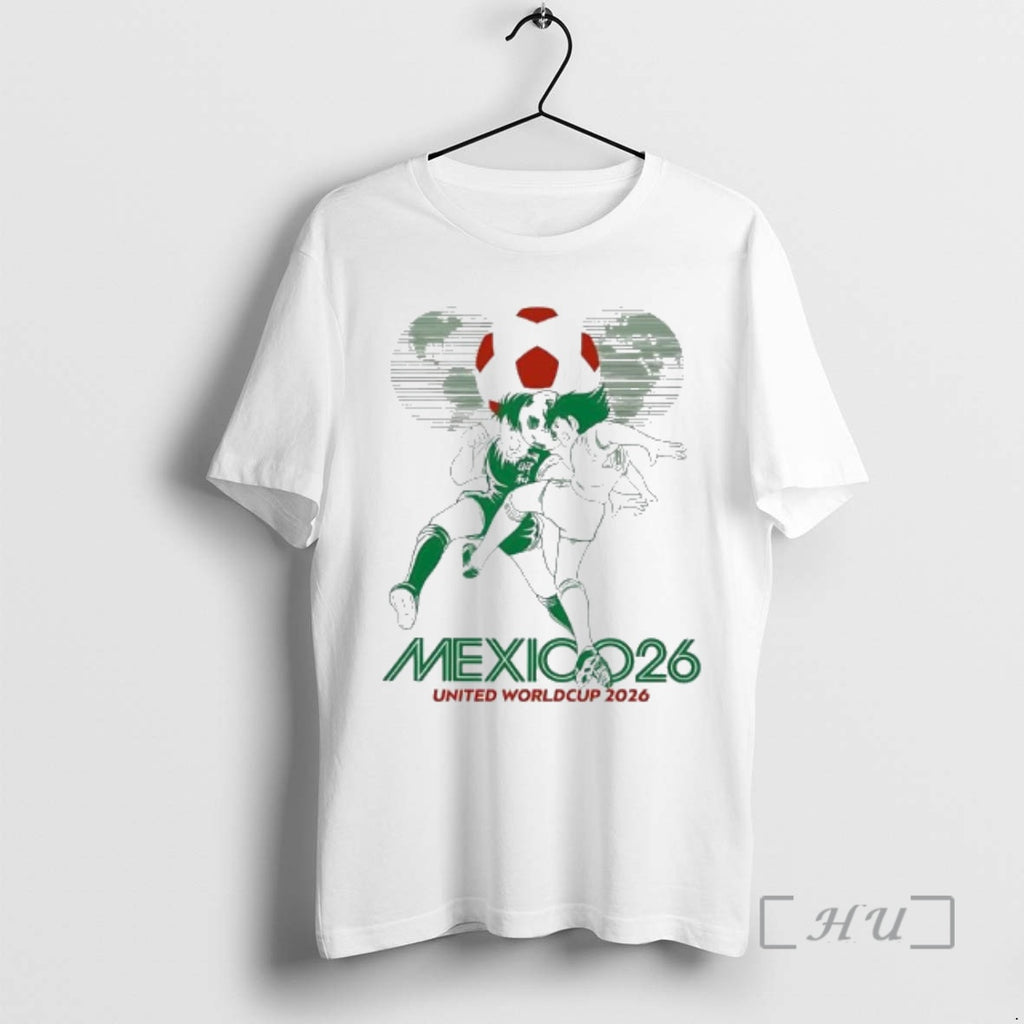 Officials Nostalgia Shirts Mexico 26 Captain Tsubasa United Worldcup 2026 Graphic Premium T Shirts Sweater