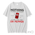 Officials Nothing Stands Between A Girl And Her Dr Pepper Tee Premium T Shirts Sweater Unisex , , , Long Sleeve Tee