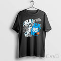Officials Nutmeg Carolina Panthers Featuring Numbered Jerseys And Helmet Black Unisex , , , Long Sleeve Tee