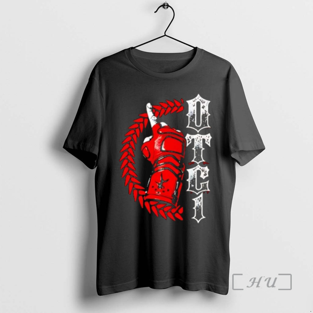 Officials Otc 1 Red Combat Glove Spike Circle Tribal Tattoo