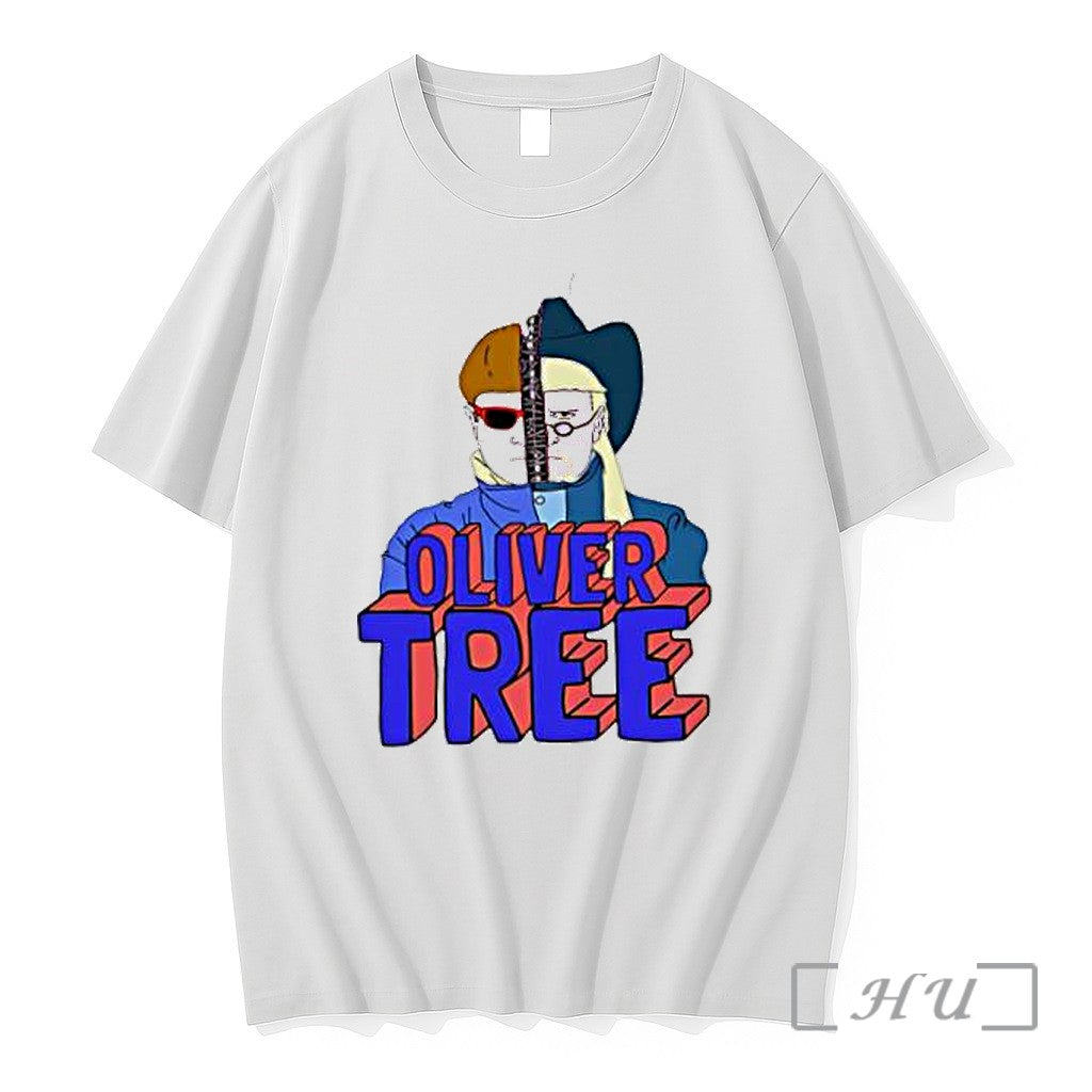 Officials Oliver Tree Split Face Portrait Music Artist Fan Unisex , , , Long Sleeve Tee