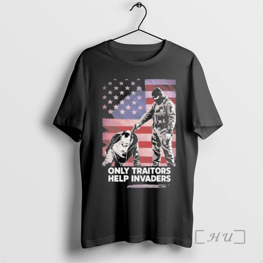 Officials Only Traitors Help Invaders Flag
