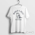 Officials Otter Dad Pun Worlds Best Fotter Funny Animal Fathers Day Premium T Shirts Sweater