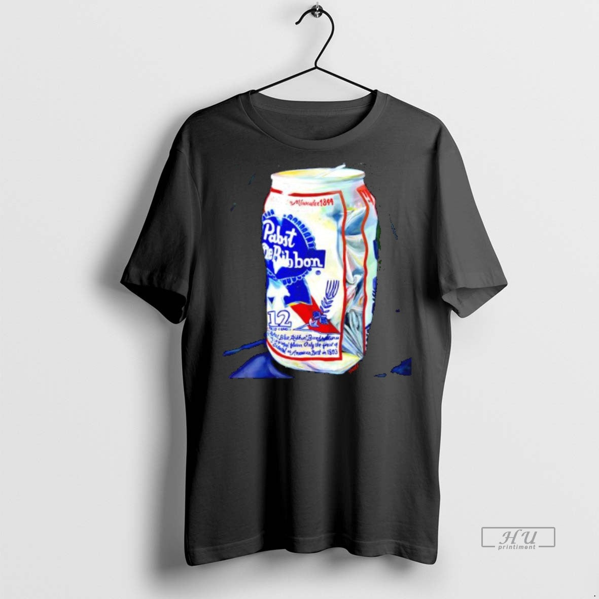 Officials Pabst Blue Ribbon Pbr Beer An American Premium Lager Logo Premium Tee Shirt Sweater