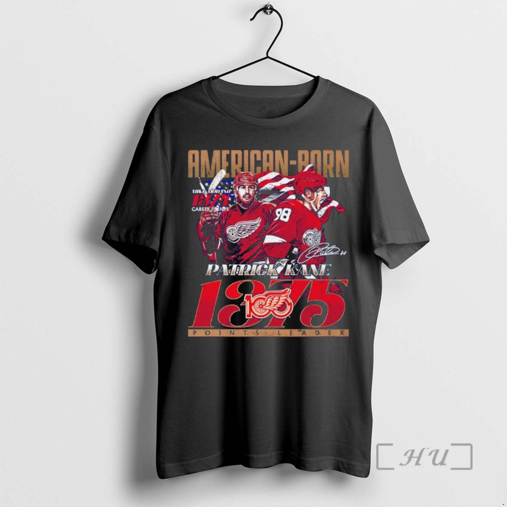 Officials Patrick Kane Vs Mike Modano Detroit Red Wings Hockey Signature Premium T Shirts Sweater