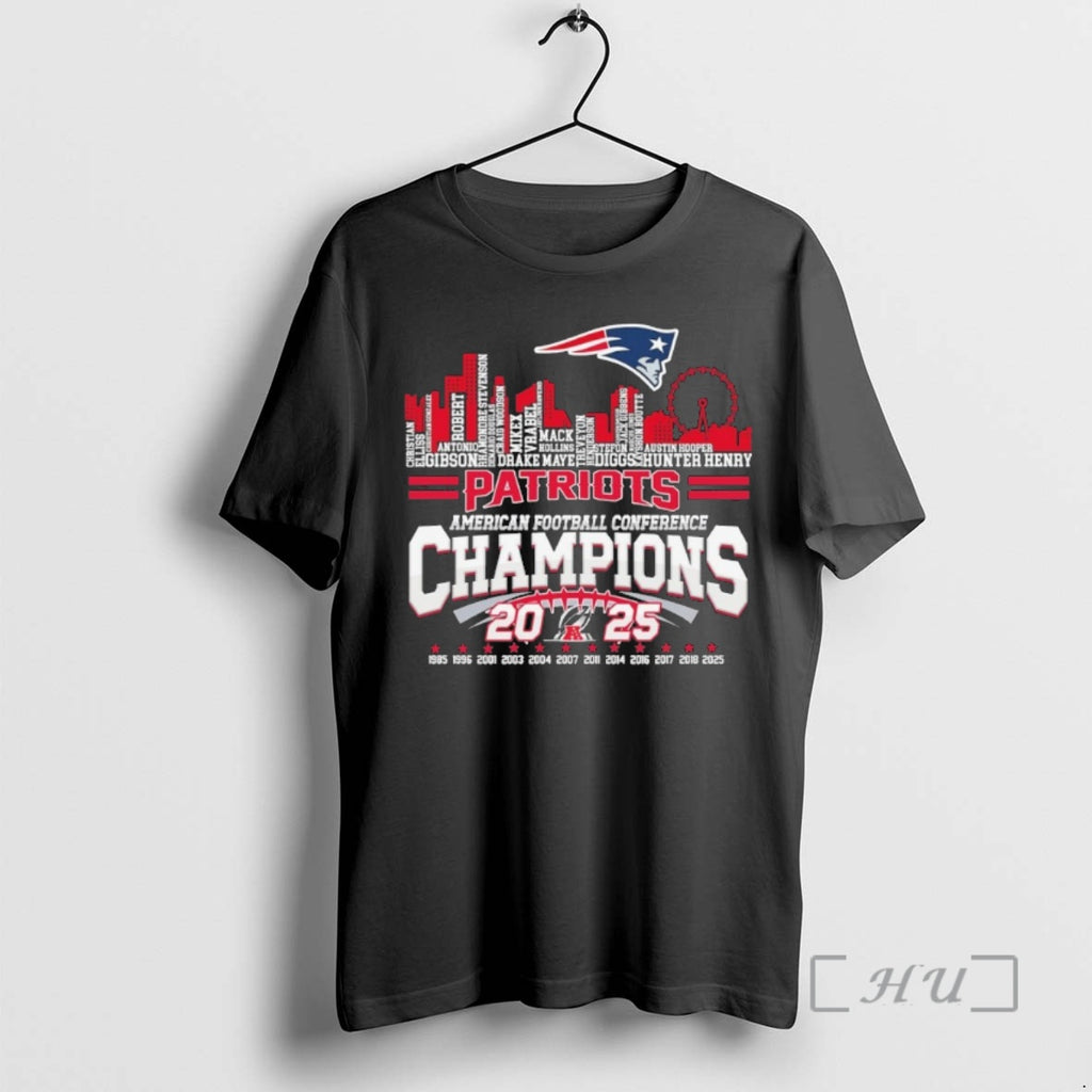 Officials Patriots Typo City American Football Conference Champions