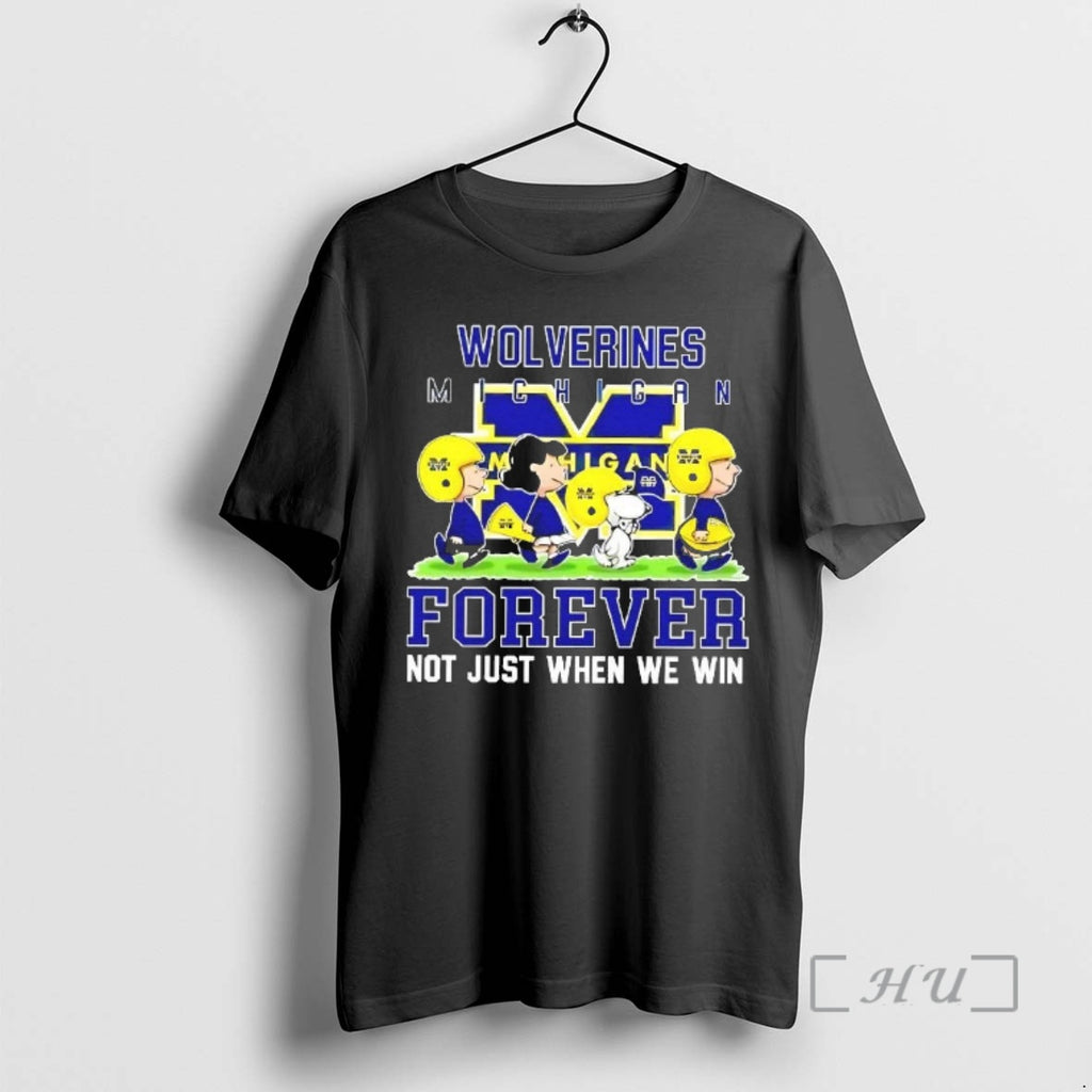 Officials Peanuts X Michigan Wolverines Ncaa Forever Not Just When We Win Football Lover Woman