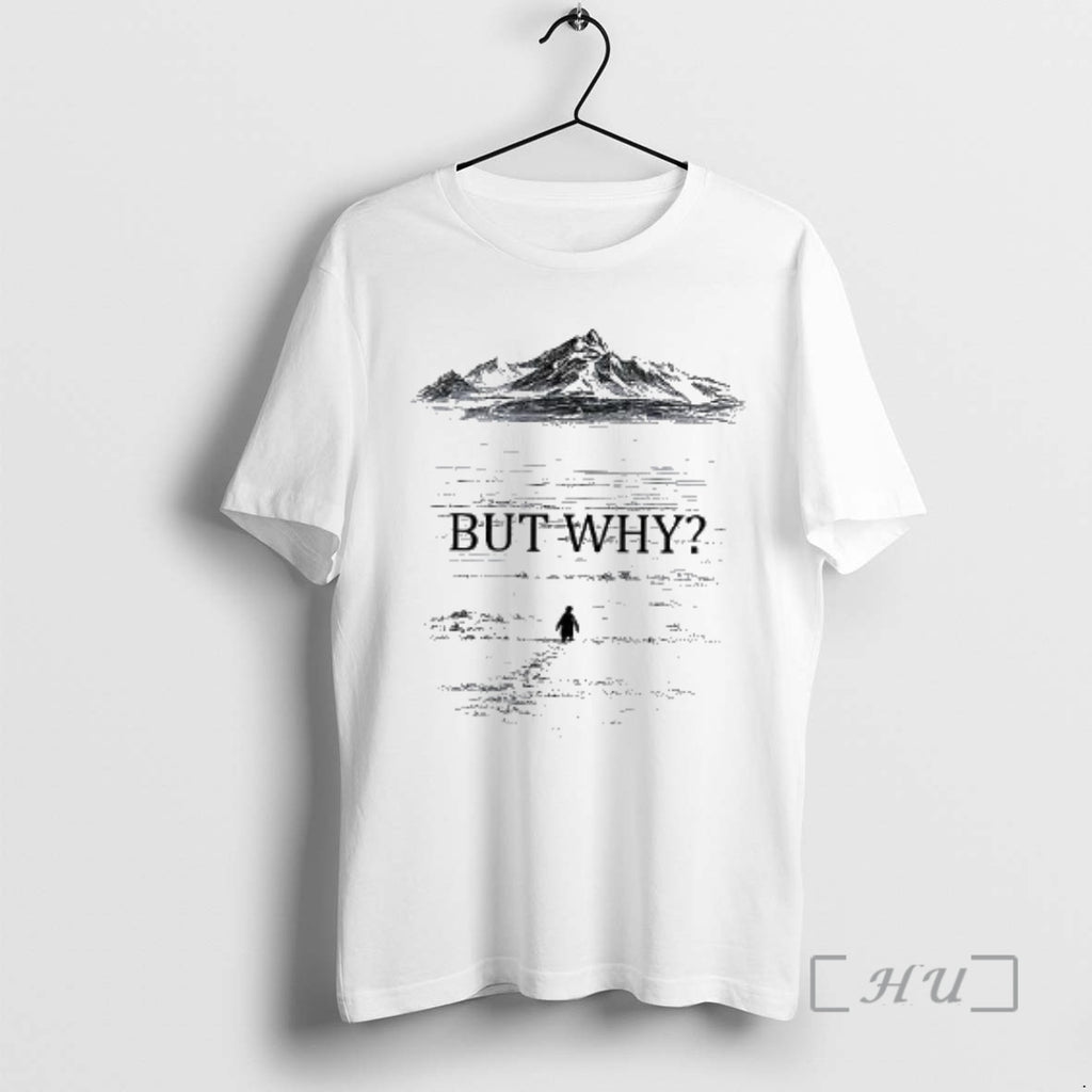 Officials Penguin Head Towards The Mountains But Why Meme Sketch Woman Premium T Shirts Sweater
