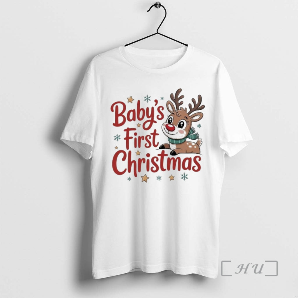 Officials Personalized First Christmas Custom Name Text Premium T Shirt Sweater