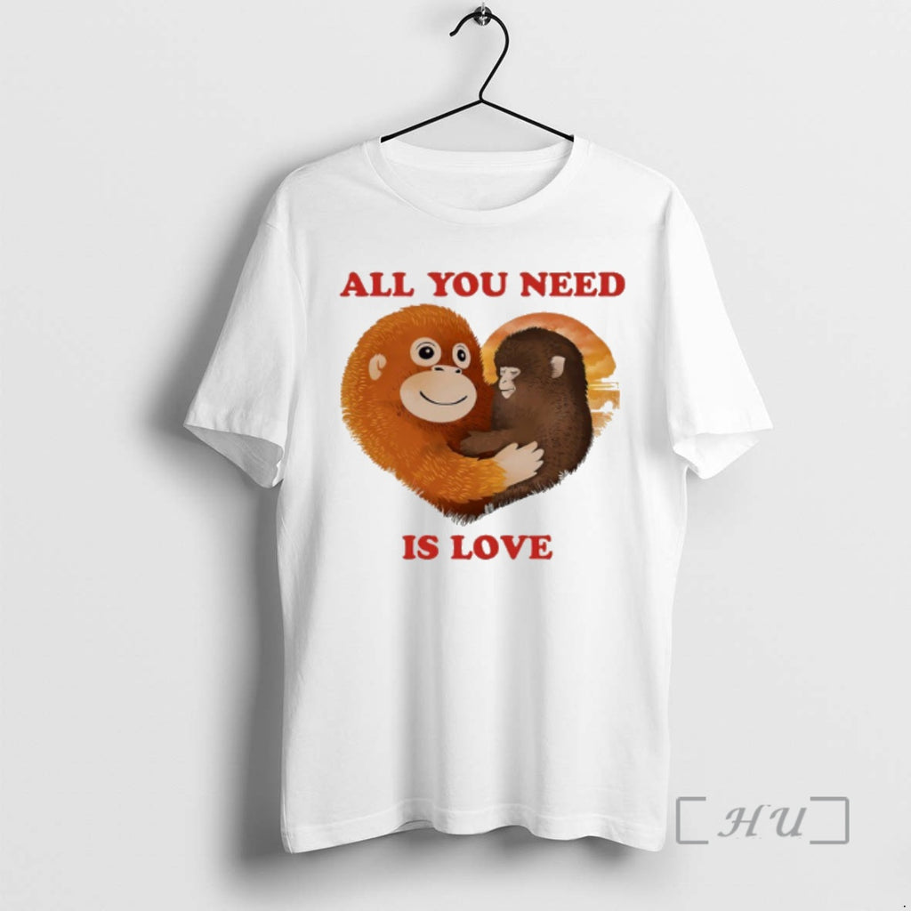 Officials Plush Toy Monkey All You Need Is Love
