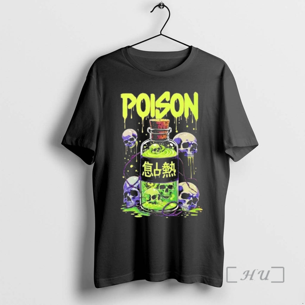 Officials Poison Skull Toxic Bottle Edgy Graphic