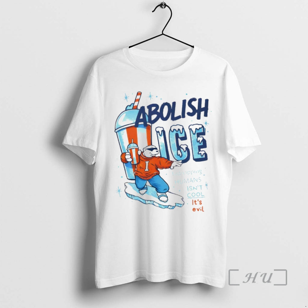 Officials Polar Bear Abolish Ice Parody Kidnapping Humans Isnt Cool Its Evil Premium T Shirts