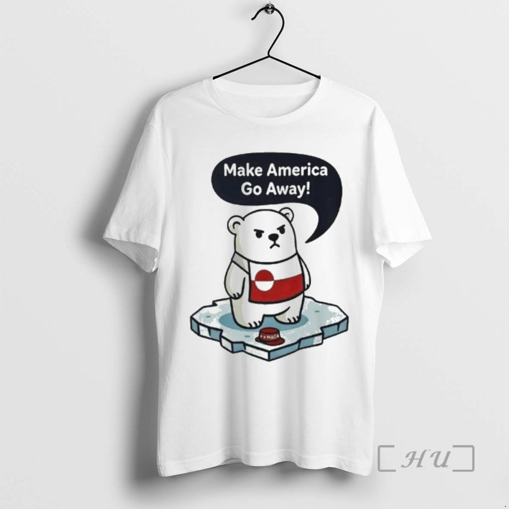 Officials Polar Bear Chibi Make America Go Away Greenland Is Not For Sale Premium