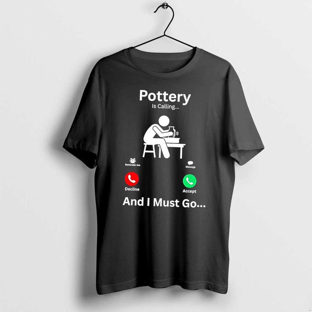 Officials Pottery Is Calling And I Must Go Stick Man Tee Premium T Shirt