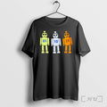 Officials Programming Robot 01 10 11 Binary Code Geek Unisex , , , Long Sleeve Tee