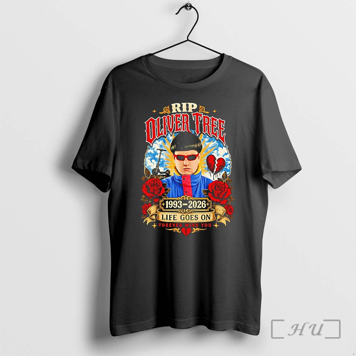 Officials Rip Oliver Tree 1993 2026 Life Goes On Forever Miss You Premium T Shirts Unisex , , , Long Sleeve Tee