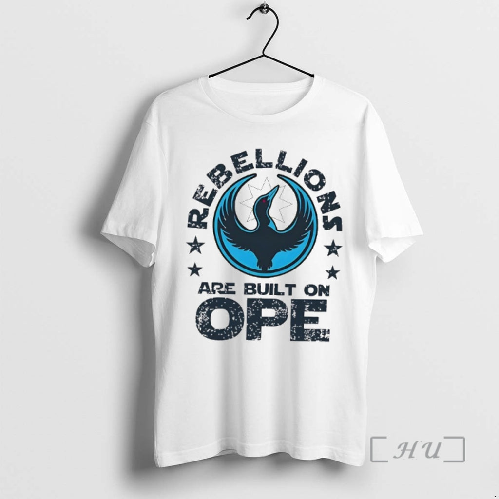 Officials Rebellions Are Built On Ope Mn State Bird Loon Protest Shrit Premium T Shirts