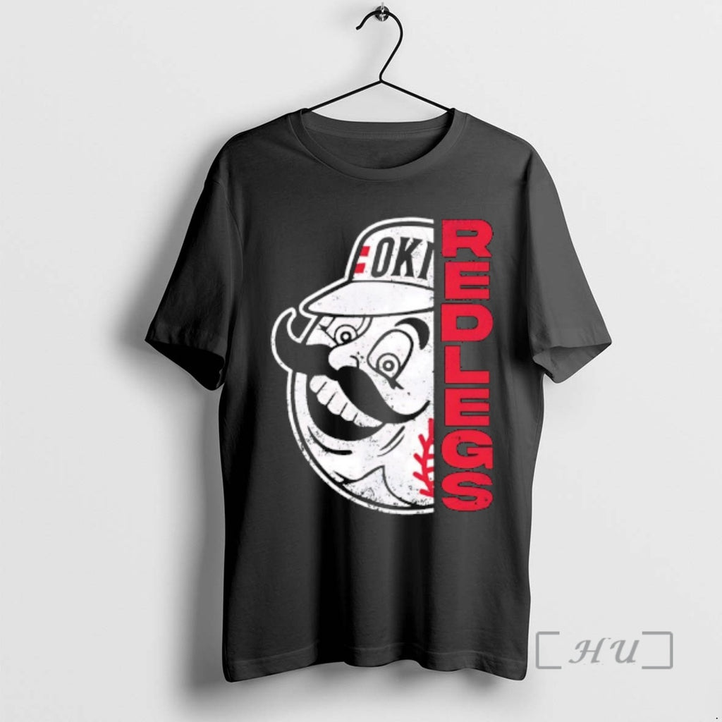 Officials Redlegs Oki Vertical Logo Vintage