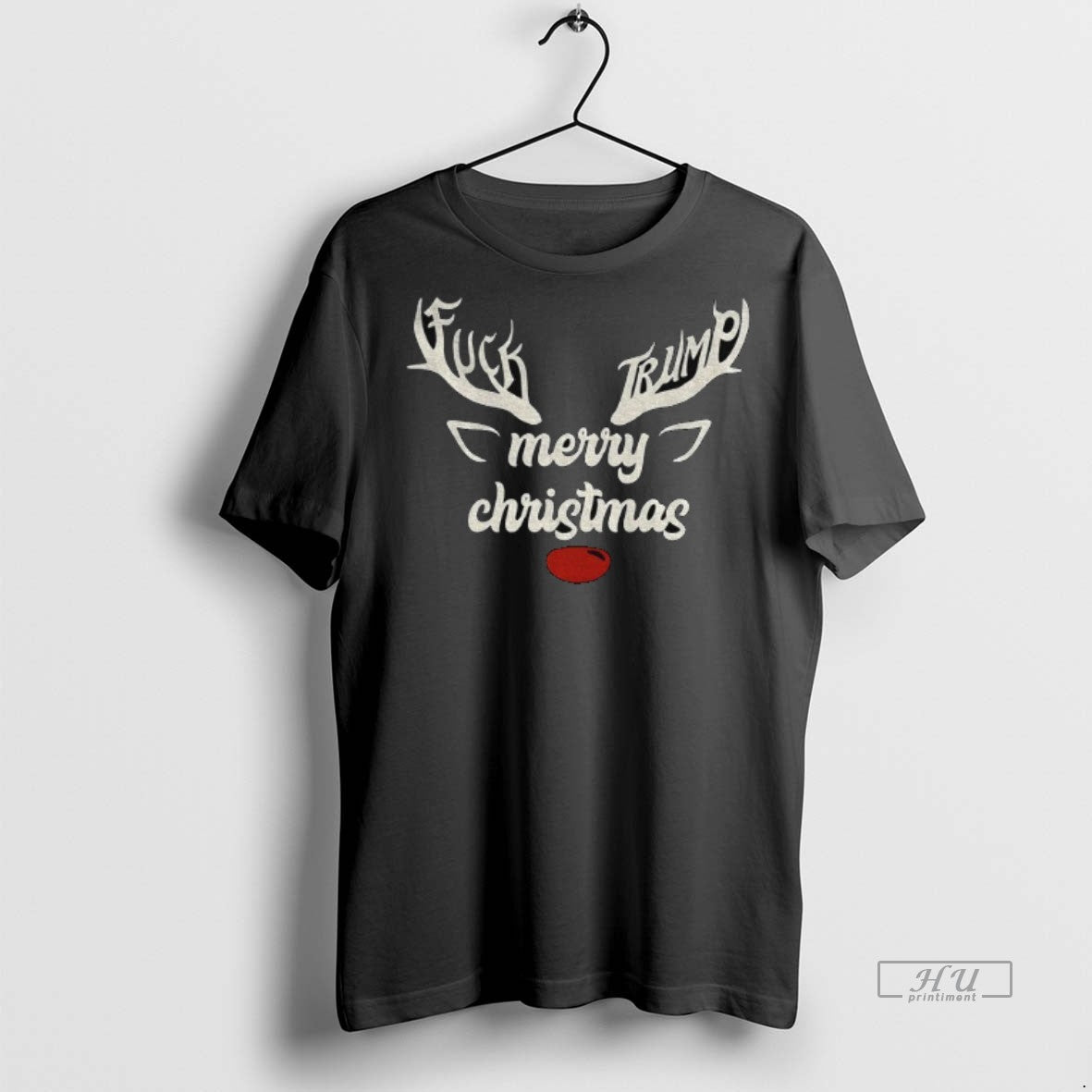 Officials Reindeer Anti Trump Fdt Fuck Trump Merry Christmas 2025 Premium Tee Shirt Sweater