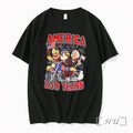Officials Ride Free Or Die America 250 Years Cartoon Tee Unisex , , , Long Sleeve Tee