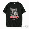 Officials Rise Up Atlanta Falcons Logo Black Unisex , , , Long Sleeve Tee