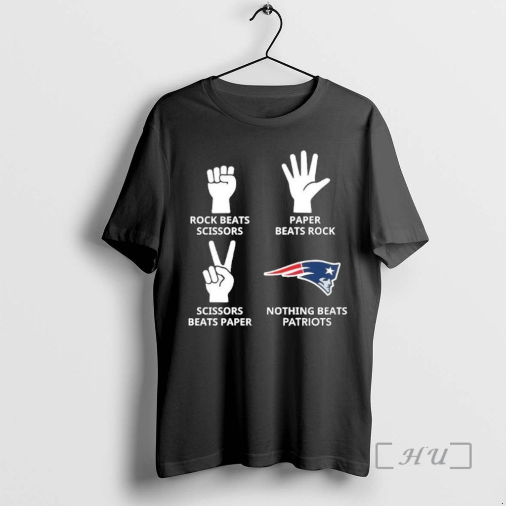 Officials Rock Beats Scissors Paper Beats Rock Nothing Beats Patriots