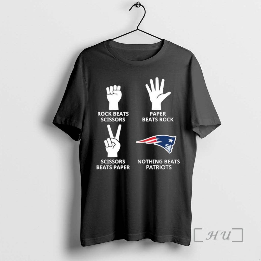 Officials Rock Beats Scissors Paper Beats Rock Scissors Beats Paper Nothing Beats Patriots Premium