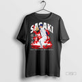 Officials Roki Sasaki Los Angeles Dodgers Aura Signature Flame Vintage Premium Tee Shirt Sweater