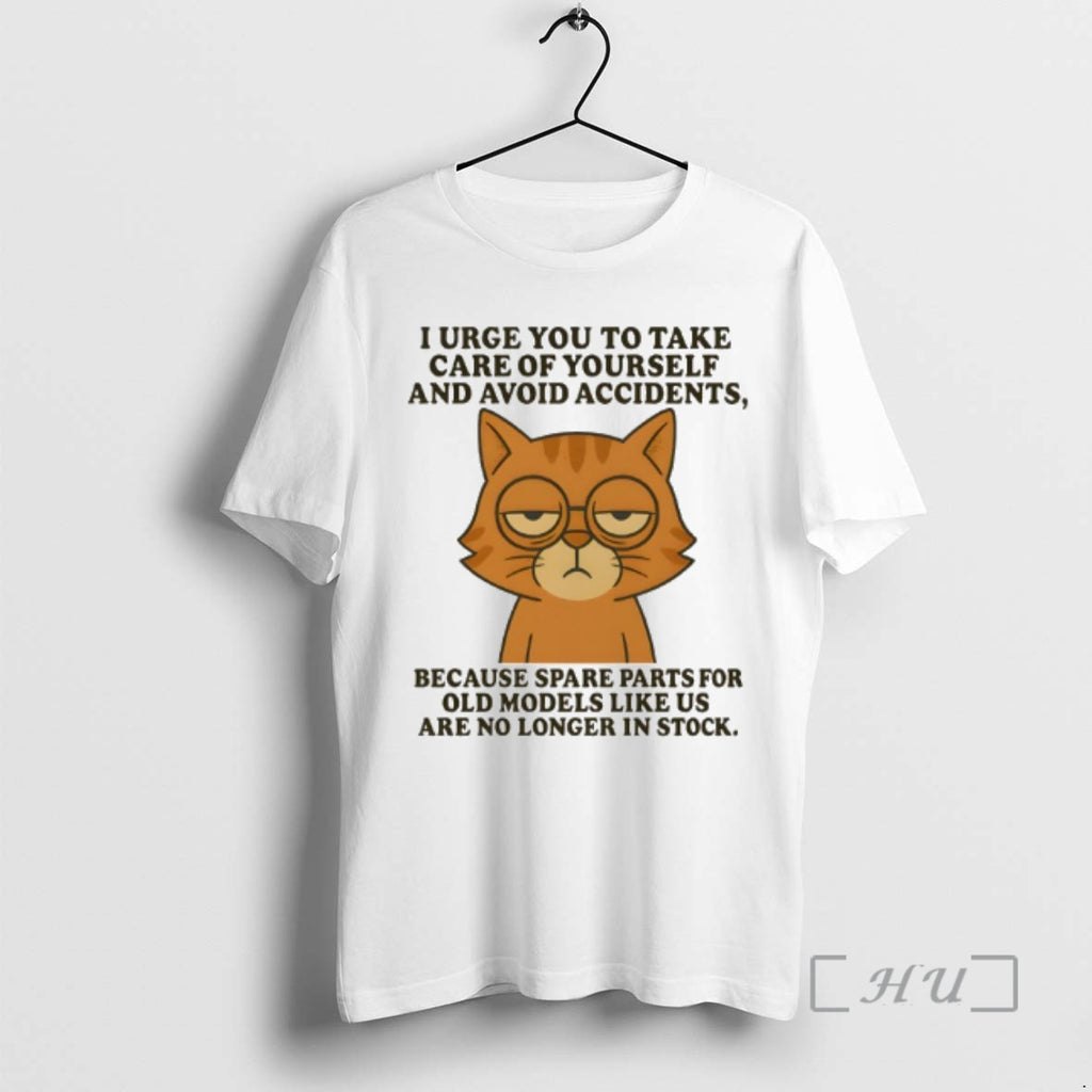 Officials Sad Orange Cat I Urge You To Take Care Of Yourself And Avoid Accidents