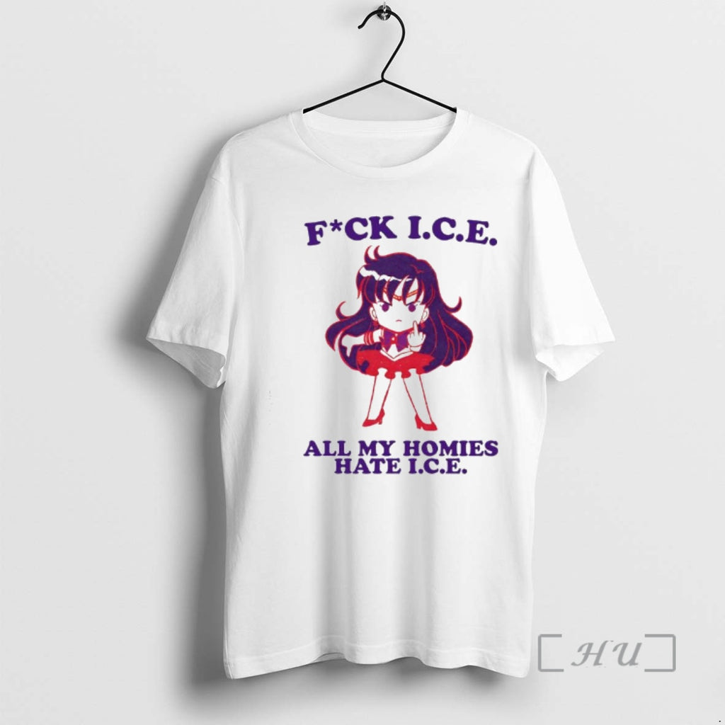 Officials Sailor Mars Sailor Moon Series Fck I C E All My Homies Hate