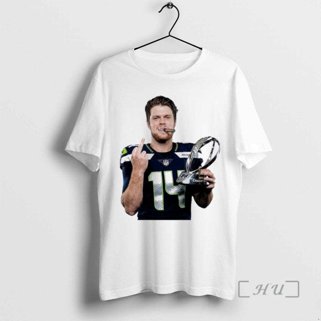 Officials Sam Darnold Middle Finger Nfc Champions