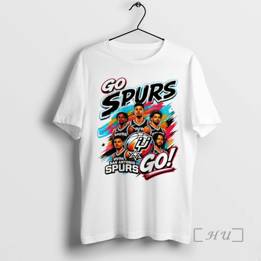 Officials San Antonio Spurs Basketball Fan Game Day Go Spurs Go Premium T Shirts Sweater