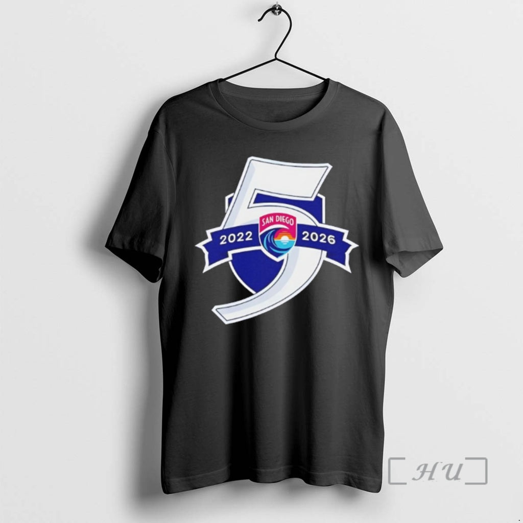 Officials San Diego Wave Fc 2022 2026 5 Seasons Logo