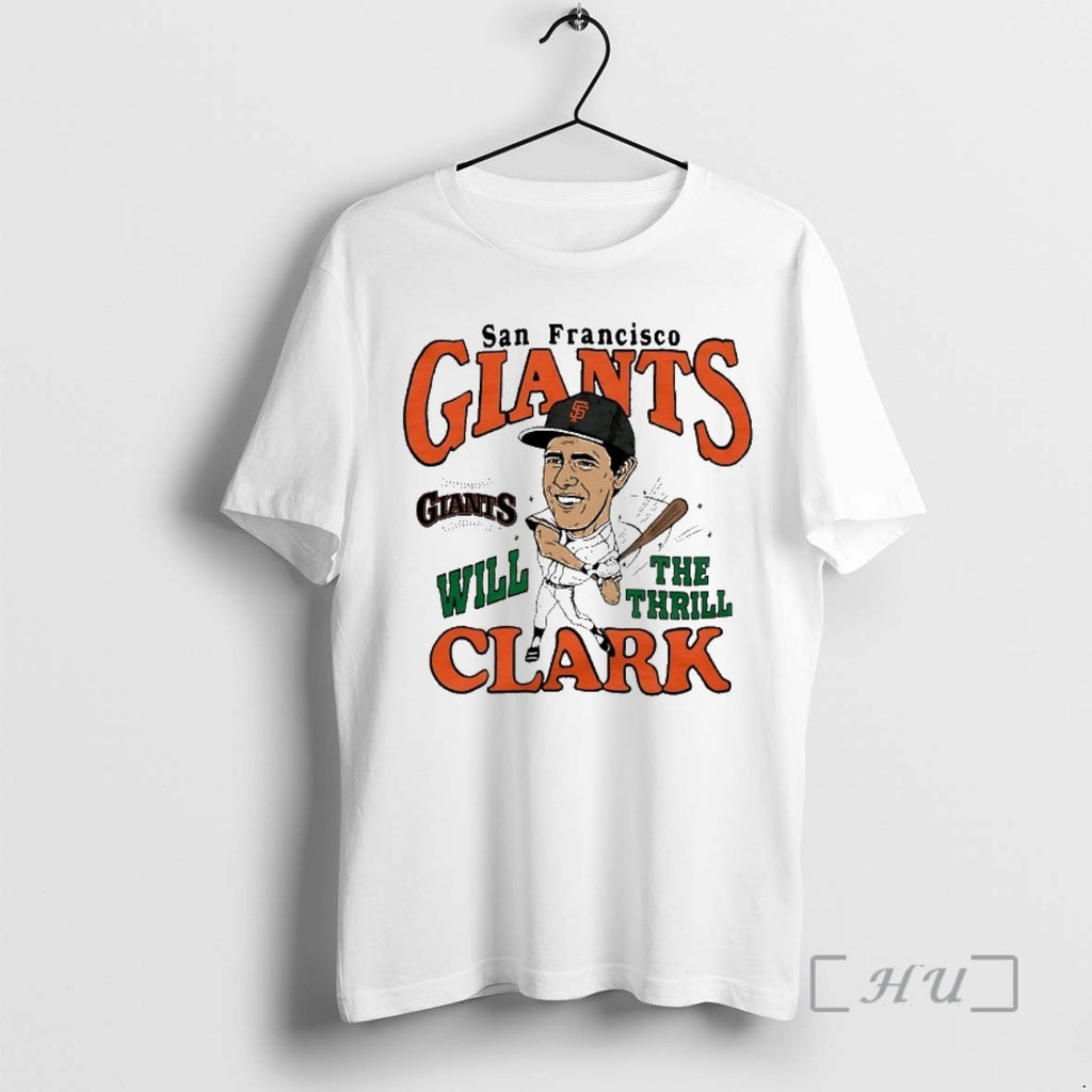 Officials San Francisco Giants Will Clark The Thrill Caricature