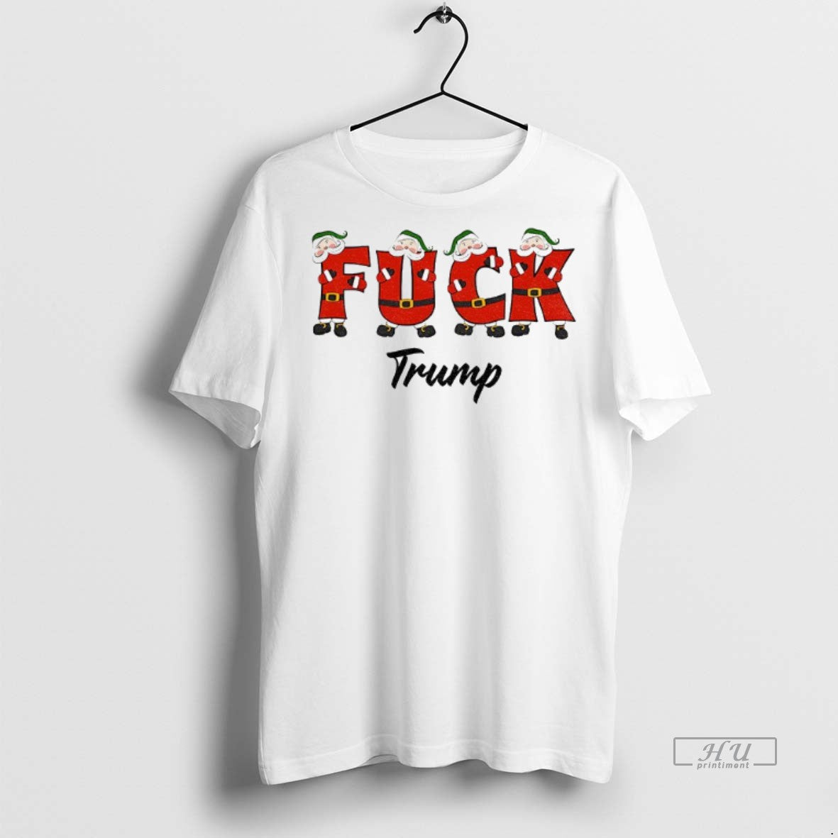 Officials Santa Claus Fuck Trump Anti Trump Christmas 2025 Premium Tee Shirt Sweater