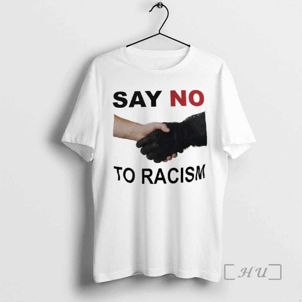 Officials Say No To Racism Graphic