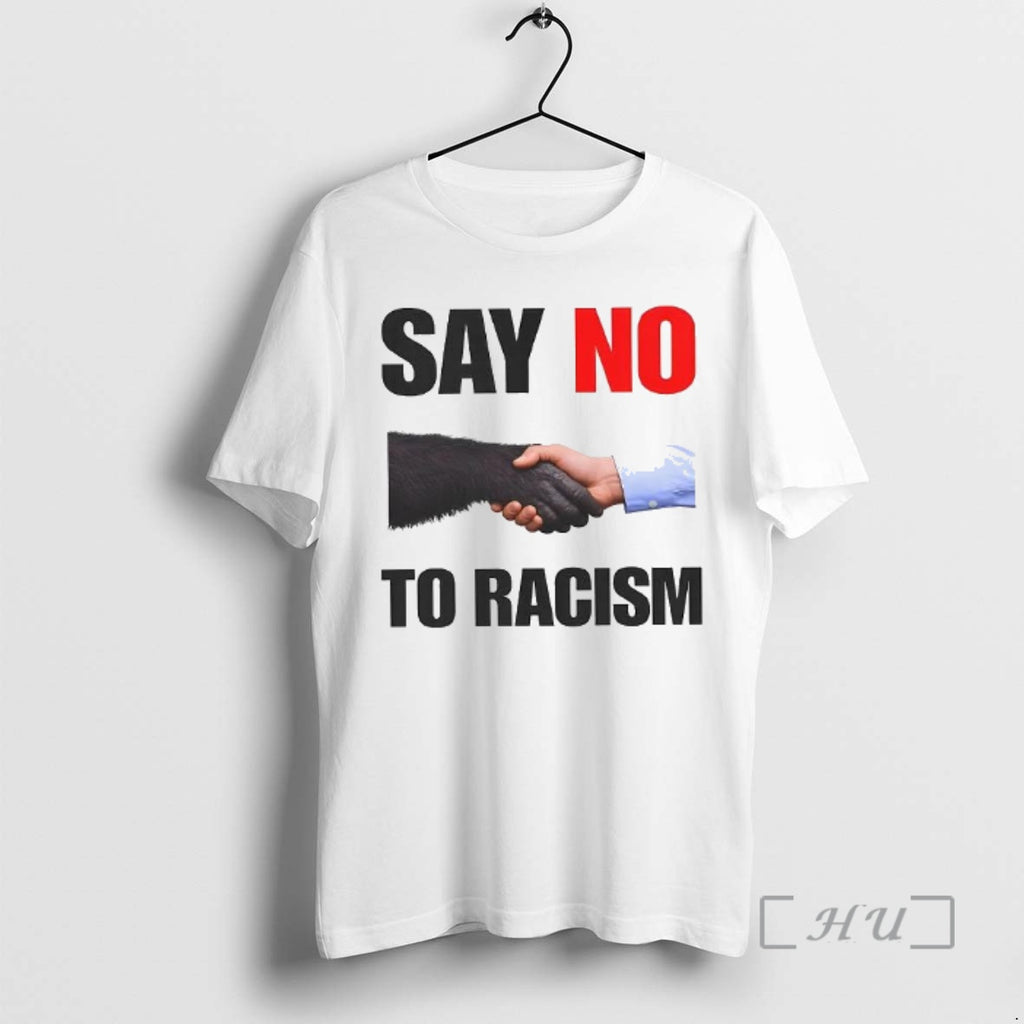Officials Say No To Racism Woman