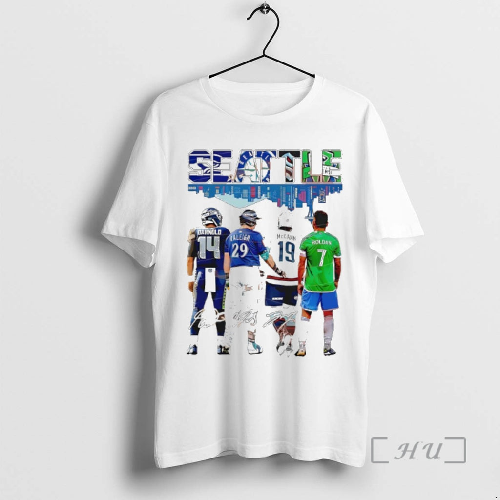 Officials Seattle Legends Sports Mix Roldan City Skyline Signatures