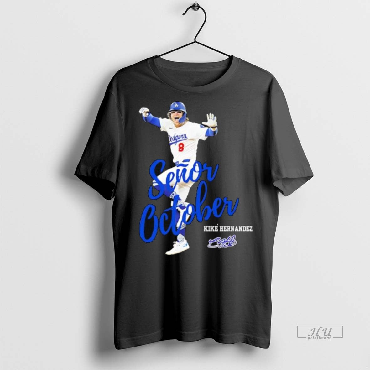 Officials Senor October Kike Hernandez Postseason Signature Premium Tee Shirt Sweater