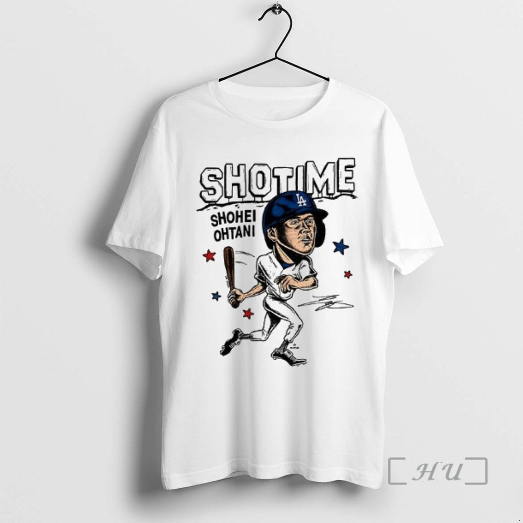 Officials Shohei Ohtani Los Angeles Dodgers Baseball Caricatures Signature Woman