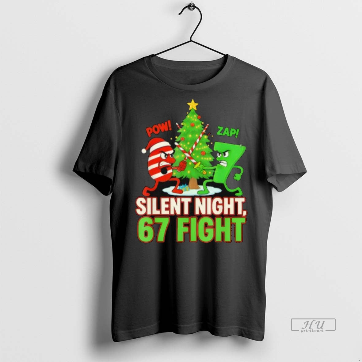 Officials Silent Night 67 Fight Christmas Premium Tee Shirt Sweater