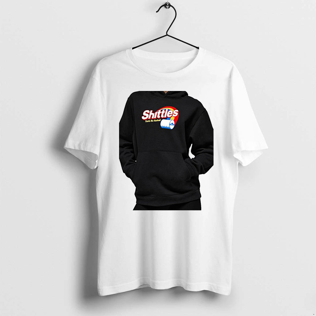 Officials Skittles Parody Shittles Taste The Asshole Toilet Paper Premium T Shirt