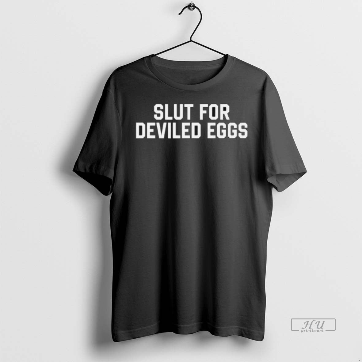 Officials Slut For Deviled Eggs Text Premium Tee Shirt Sweater