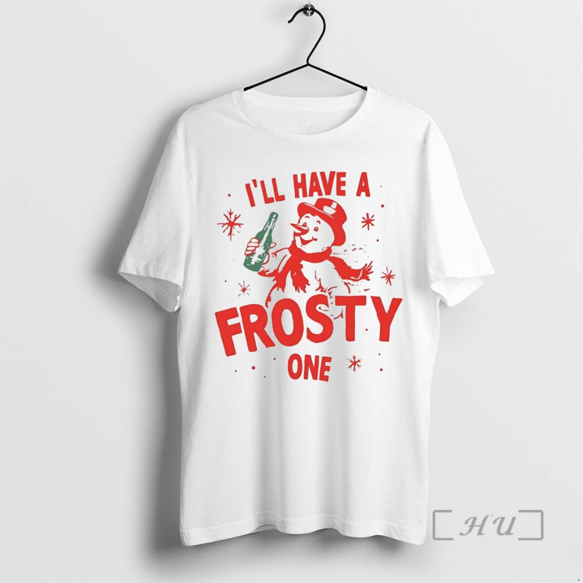 Officials Snowman Ill Have A Frosty One Christmas Premium T Shirt Sweater